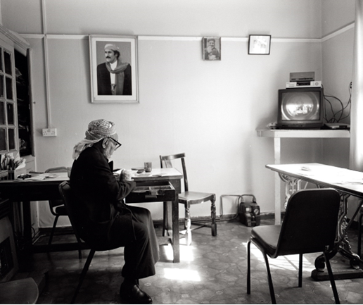 Mohamed Al-Sayyadi inside his boarding house at Brunswick Street.